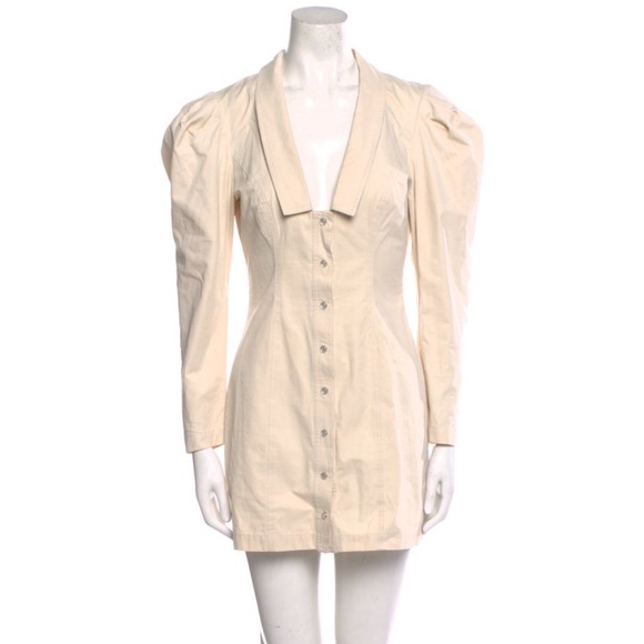 L'Academie Dresses & Skirts - L'Academie Cream Long Sleeve Dress